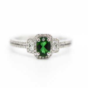 18K Tsavorite Cocktail Ring