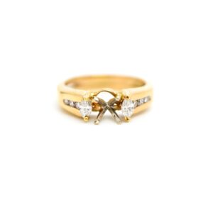 14K Diamond Bridal Mounting
