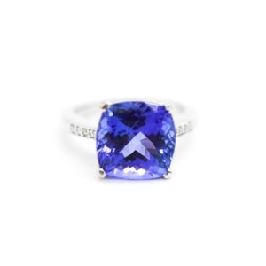 14K Tanzanite Cocktail Ring
