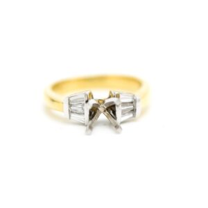 18K  Diamond Bridal Mounting